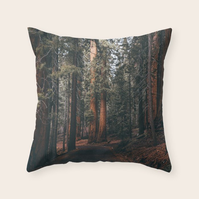 Walking Sequoia Throw Pillow Gallery Image 6