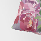 Happy peony lilac background Pillow Sham Gallery Image 4