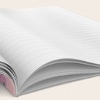 Happy peony lilac background Notebook Gallery Image 2