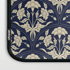 Victorian Botanicals Cornflower In Navy Blue Laptop Sleeve Gallery Image 3