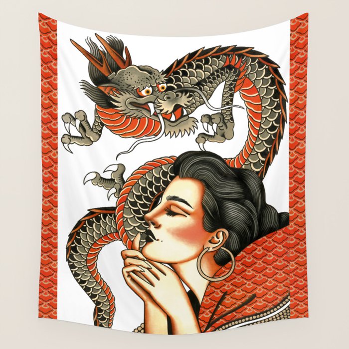 Make a wish (white background) Wall Tapestry Gallery Image 4