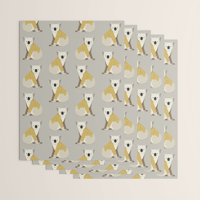 Whimsical Koala Wrapping Paper Gallery Image 3