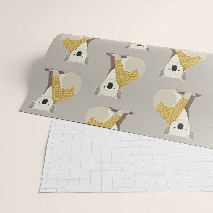 Whimsical Koala Wrapping Paper Gallery Image 2