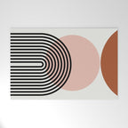 terracotta sun and moon abstract  Welcome Mat Gallery Image 1