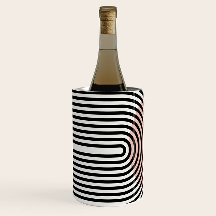 terracotta sun and moon abstract  Wine Chiller Gallery Image 2