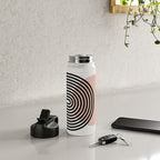 terracotta sun and moon abstract  Water Bottle Gallery Image 5