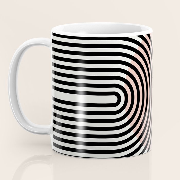 terracotta sun and moon abstract  Coffee Mug Gallery Image 3