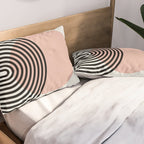 terracotta sun and moon abstract  Pillow Sham Gallery Image 2