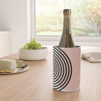 terracotta sun and moon abstract  Wine Chiller Gallery Image 4