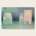 Paul Klee "Three Houses 1922" Cutting Board Gallery Image 1