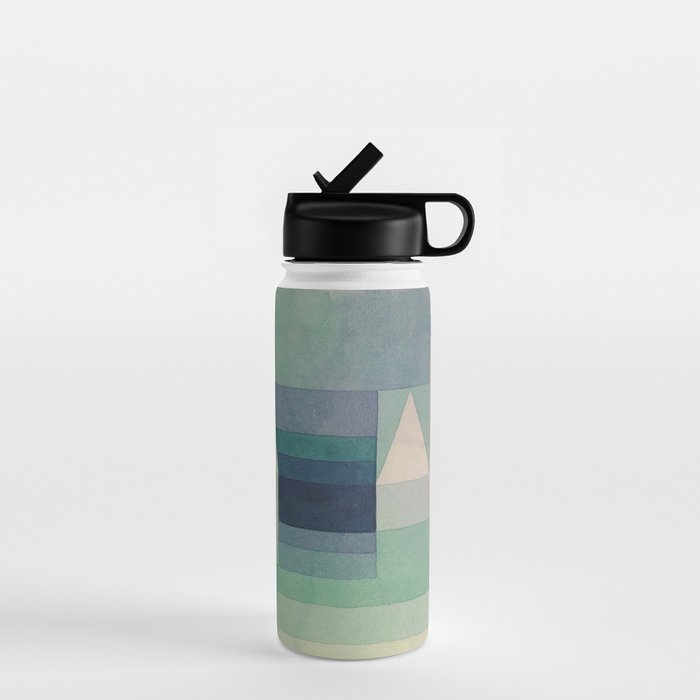Paul Klee "Three Houses 1922" Water Bottle Gallery Image 1