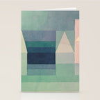 Paul Klee "Three Houses 1922" Stationery Card Gallery Image 2
