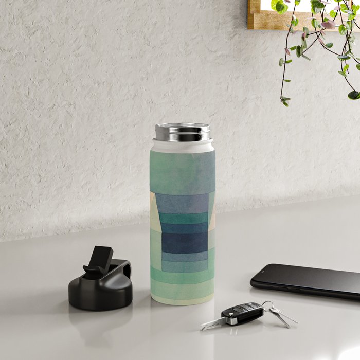 Paul Klee "Three Houses 1922" Water Bottle Gallery Image 4
