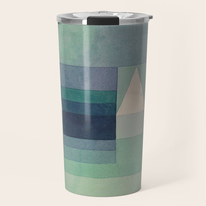 Paul Klee "Three Houses 1922" Travel Mug Gallery Image 1