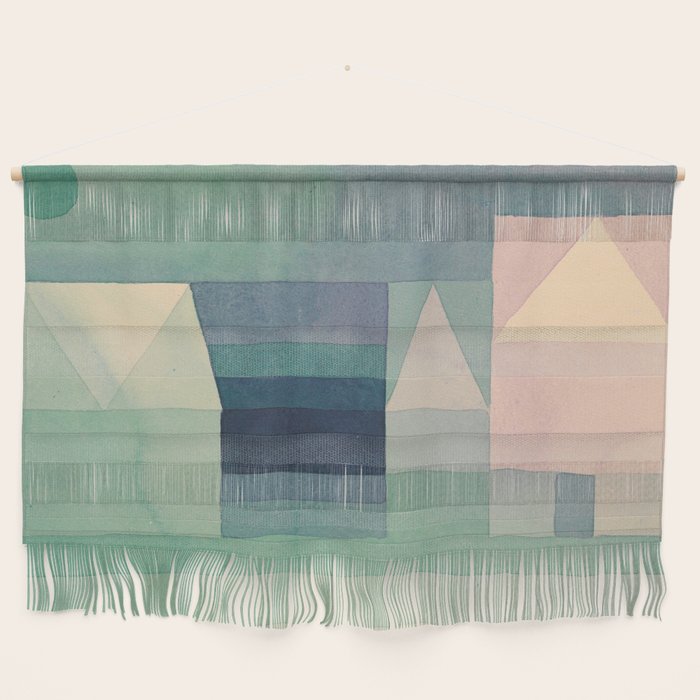 Paul Klee "Three Houses 1922" Wall Hanging Gallery Image 1
