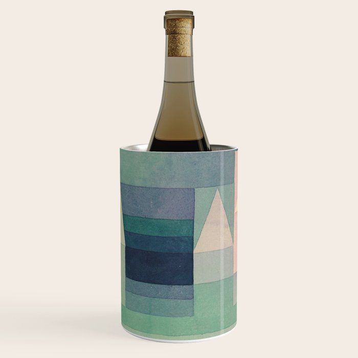 Paul Klee "Three Houses 1922" Wine Chiller Gallery Image 1