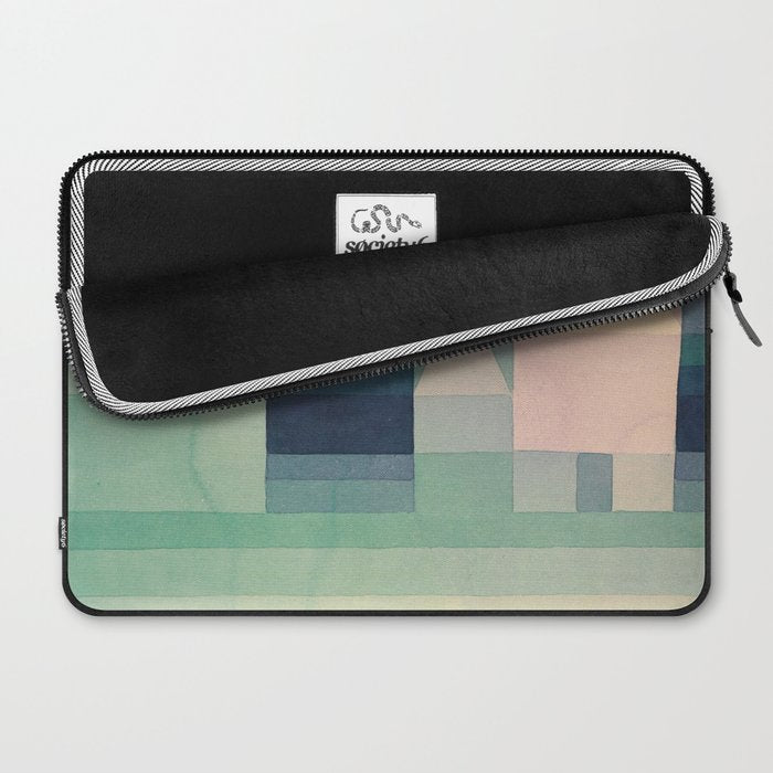 Paul Klee "Three Houses 1922" Laptop Sleeve Gallery Image 2
