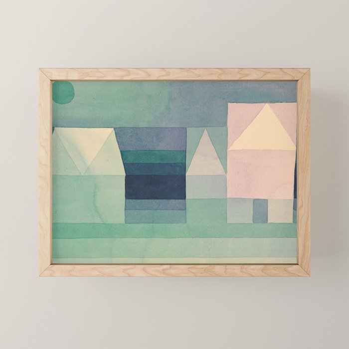 Paul Klee "Three Houses 1922" Mini Art Print Gallery Image 1