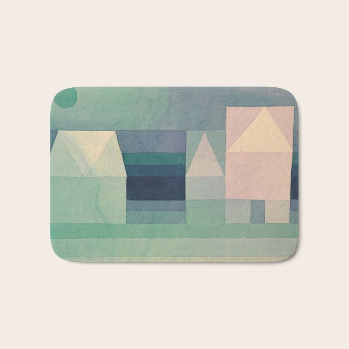 Paul Klee "Three Houses 1922" Bath Mat Gallery Image 1
