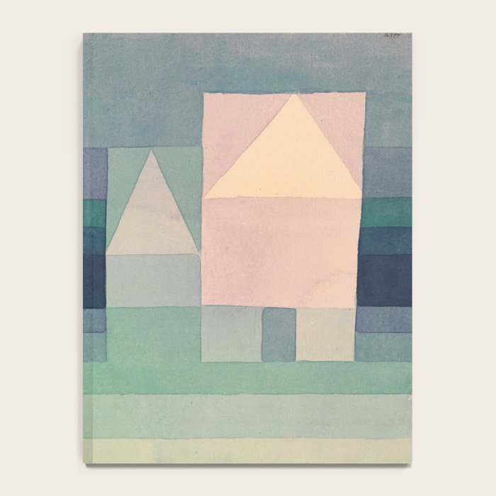 Paul Klee "Three Houses 1922" Notebook Gallery Image 4