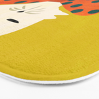 Cat with incredebly oversized humongous bowtie Bath Mat Gallery Image 3