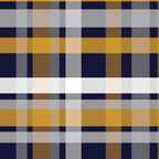 Modern Retro Plaid in Mustard Yellow, White, Navy Blue, and Grey Coffee Mug Gallery Image 2