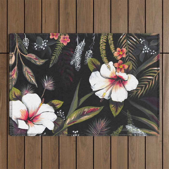 Tropical Night Outdoor Rug Gallery Image 1
