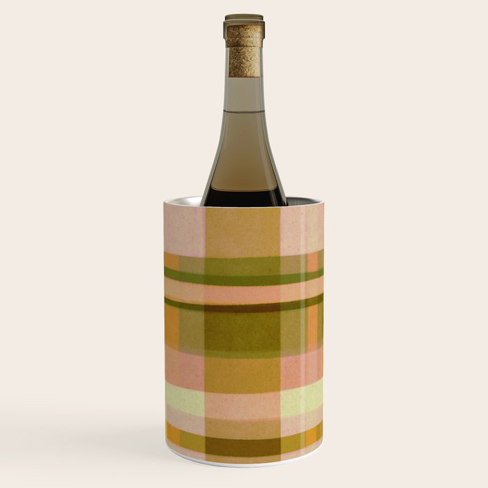 Colorful Plaid #1 Wine Chiller Gallery Image 1