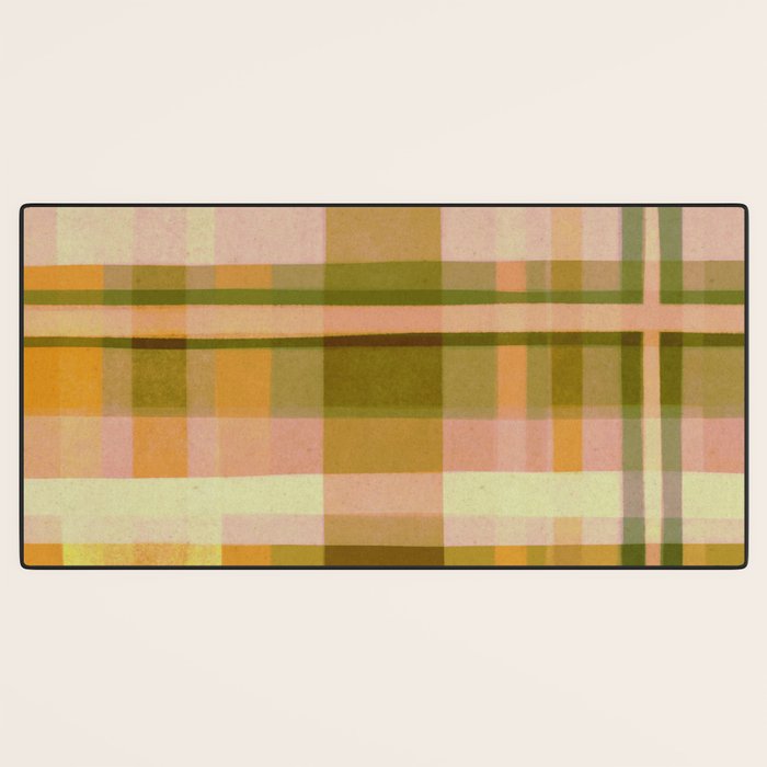 Colorful Plaid #1 Desk Mat Gallery Image 3