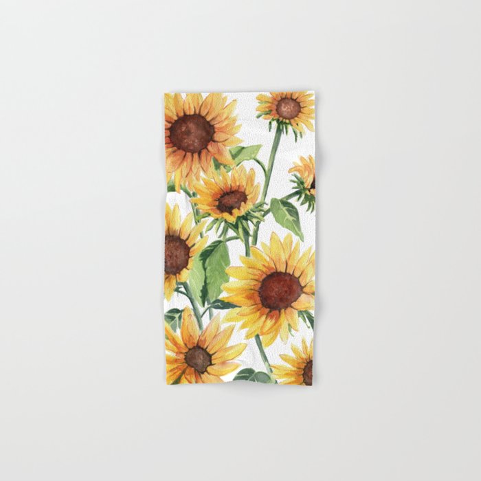 Sunflowers Hand & Bath Towel Gallery Image 1