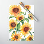 Sunflowers Wrapping Paper Gallery Image 1