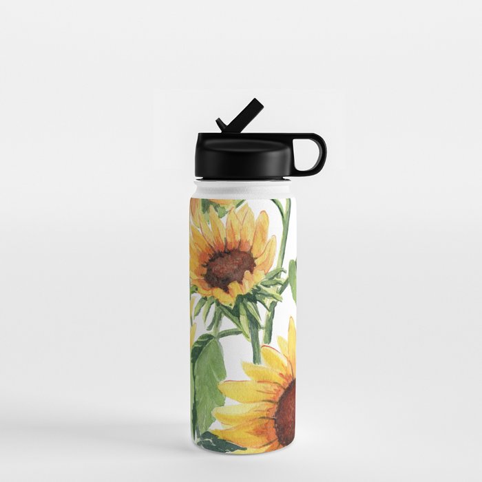 Sunflowers Water Bottle Gallery Image 1