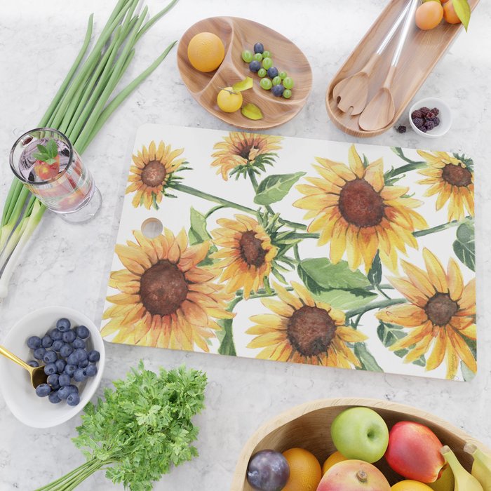 Sunflowers Cutting Board Gallery Image 2