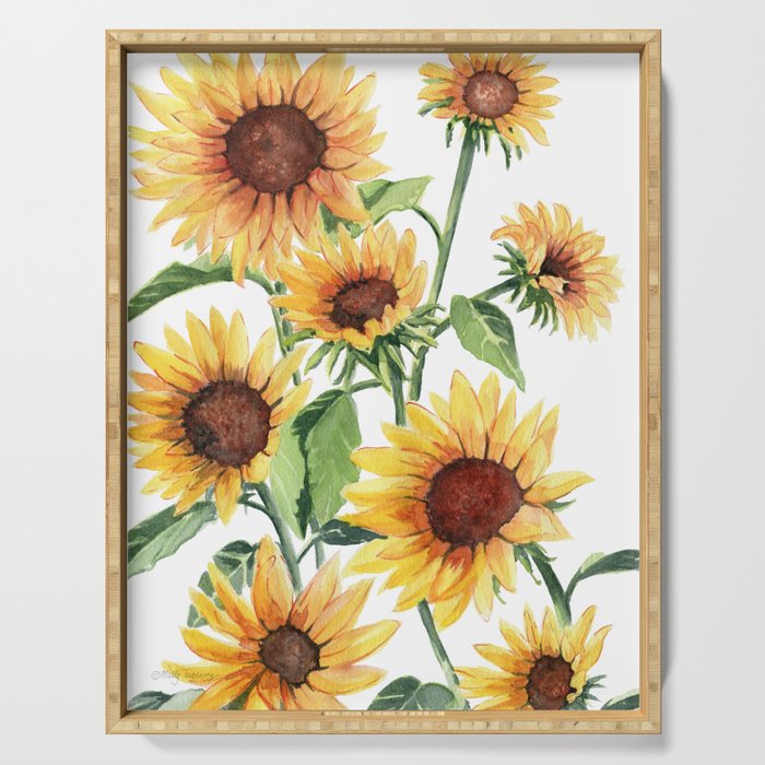 Sunflowers Serving Tray Gallery Image 1