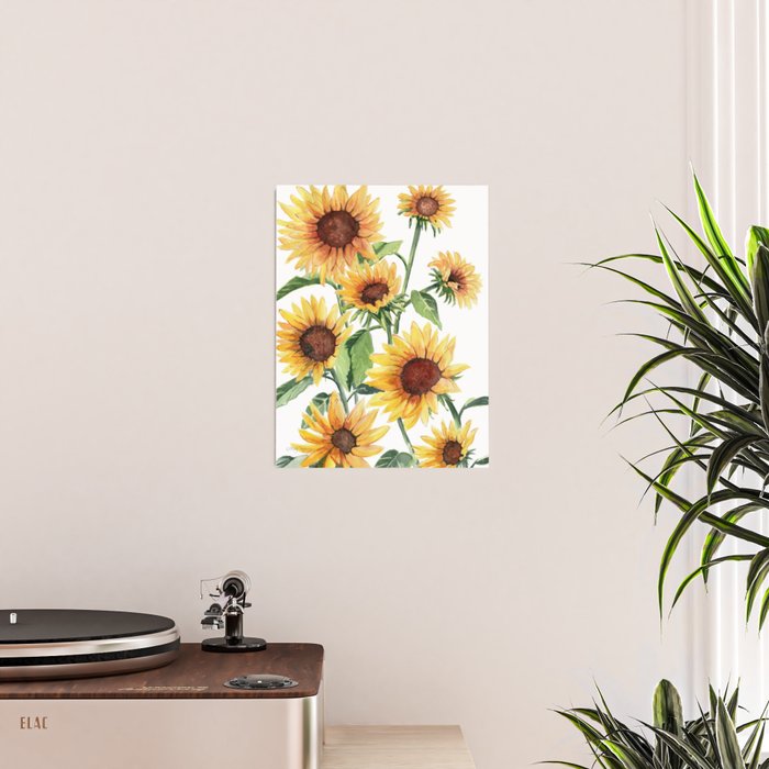 Sunflowers Poster Gallery Image 2