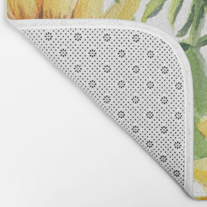 Sunflowers Bath Mat Gallery Image 2