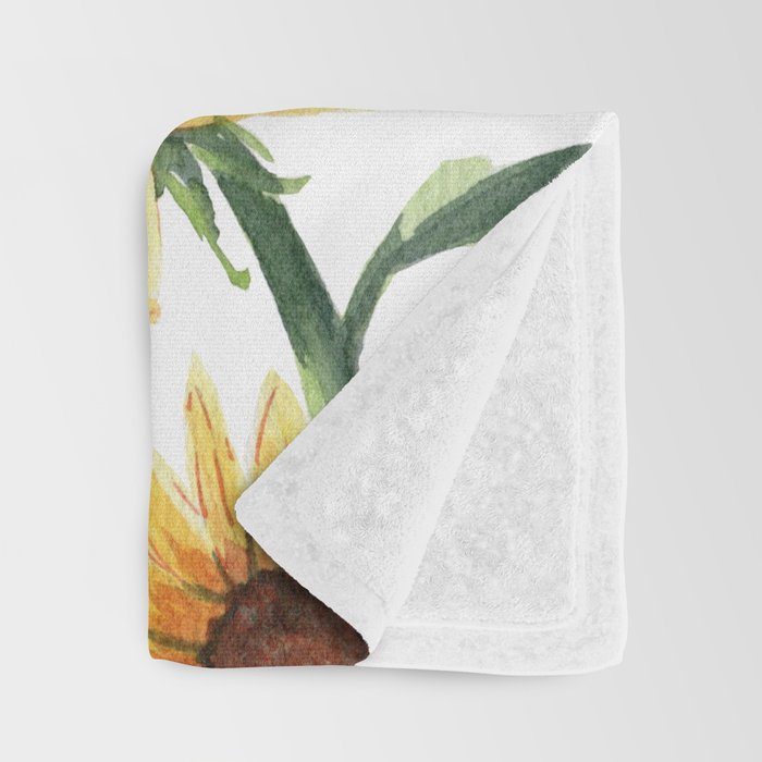 Sunflowers Throw Blanket Gallery Image 3