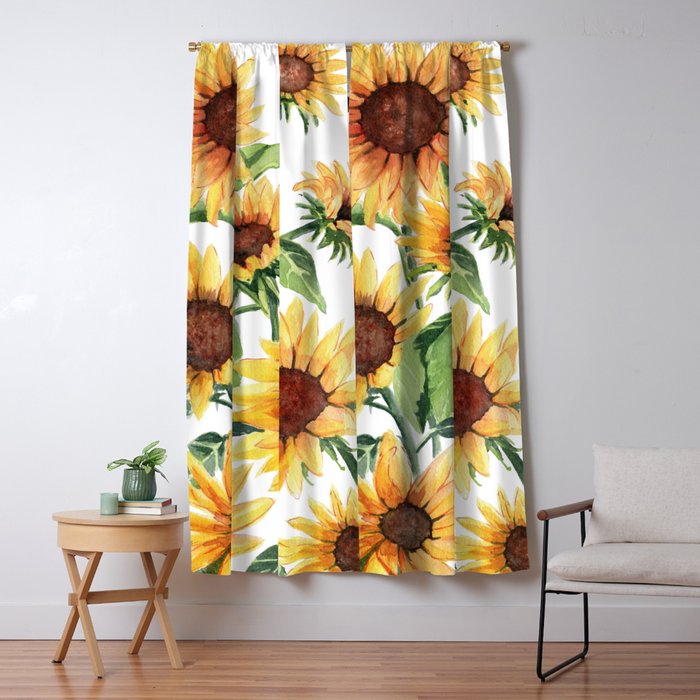 Sunflowers Window Curtain Gallery Image 5
