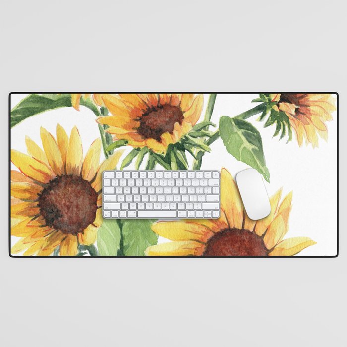 Sunflowers Desk Mat Gallery Image 1