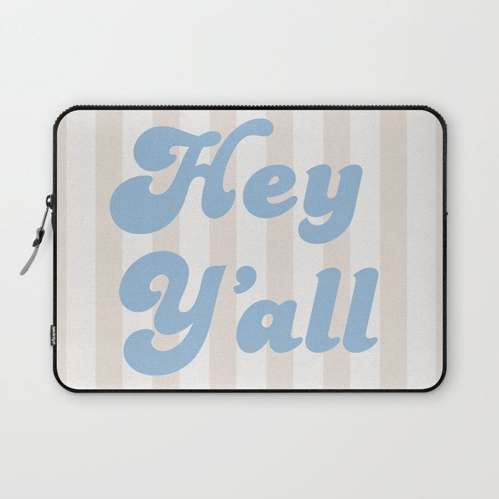 Hey Y'all Coastal Cowgirl Laptop Sleeve Gallery Image 1