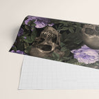 Skull and Rose Garden Wrapping Paper Gallery Image 2