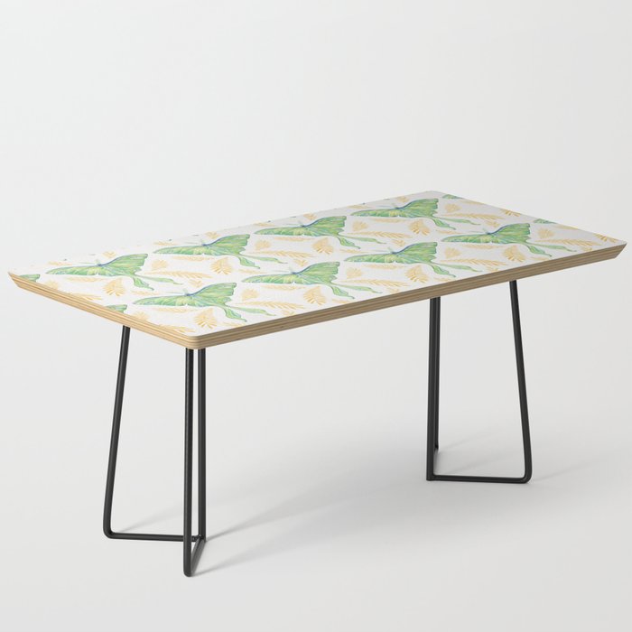 Watercolor Luna Moth Coffee Table Gallery Image 1
