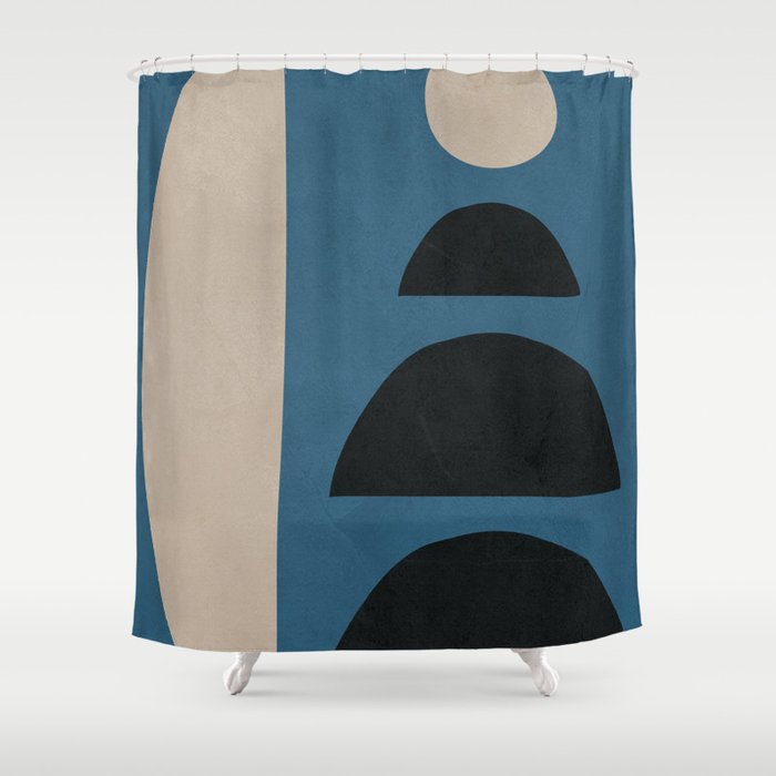 Abstract Balance 8 Shower Curtain Gallery Image 1