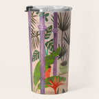 Very Peri plant lady mindful gardening greenhouse jungle | Caroline Bonne Muller Travel Mug Gallery Image 3