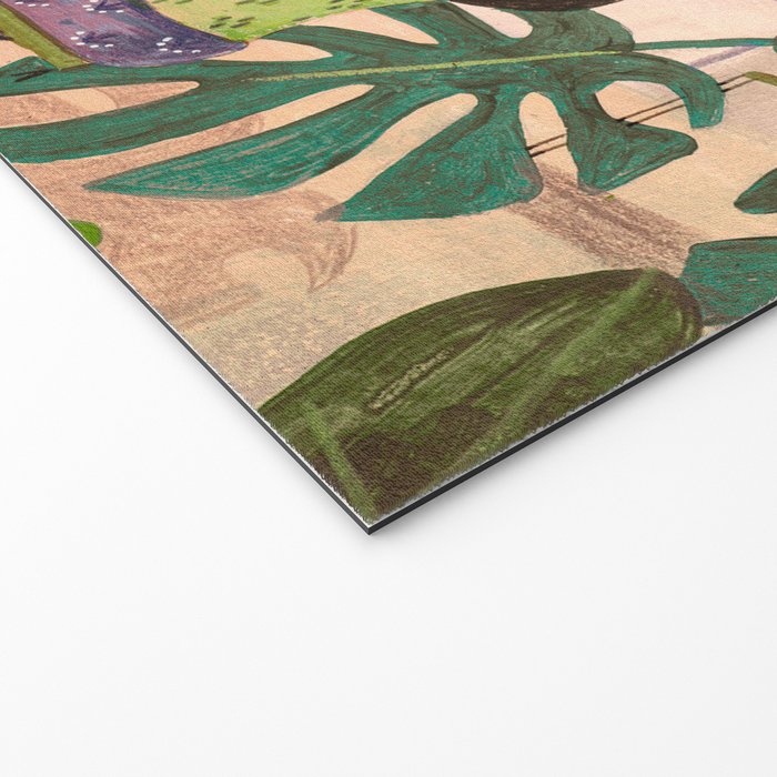 Very Peri plant lady mindful gardening greenhouse jungle | Caroline Bonne Muller Welcome Mat Gallery Image 2