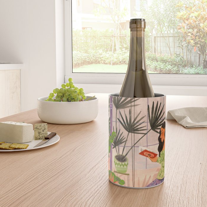 Very Peri plant lady mindful gardening greenhouse jungle | Caroline Bonne Muller Wine Chiller Gallery Image 4