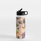 Very Peri plant lady mindful gardening greenhouse jungle | Caroline Bonne Muller Water Bottle Gallery Image 1