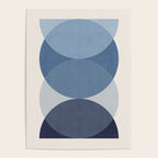 Circle Half-circle 2 - Blue  Poster Gallery Image 4