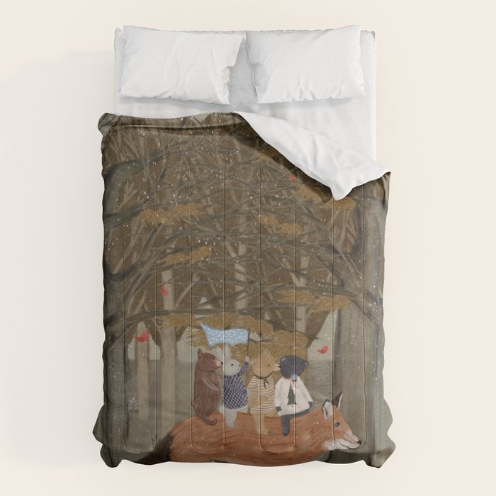 the amber fox Comforter Gallery Image 1
