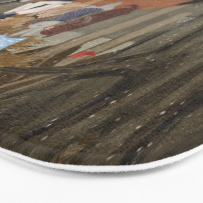 the amber fox Bath Mat Gallery Image 3